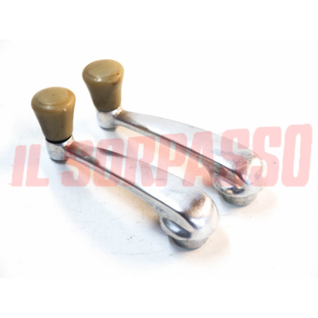 MANIGLIE ALZAVETRO PORTA FIAT 600 D MULTIPLA 1100 103 BAULETTO ORIGINALI BEIGE