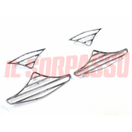 MOSTRINE FREGI TRA CERCHI FARO LANCIA FLAVIA BERLINA 1500 1800 ORIGINALI