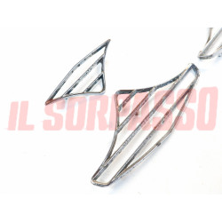 MOSTRINE FREGI TRA CERCHI FARO LANCIA FLAVIA BERLINA 1500 1800 ORIGINALI