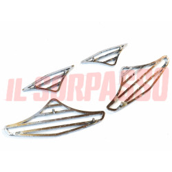 MOSTRINE FREGI TRA CERCHI FARO LANCIA FLAVIA BERLINA 1500 1800 ORIGINALI