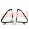 DEFLETTORI COMPLETI DESTRO SINISTRO TELAIO CORNICE VETRO FIAT 500 D F L R GIARD