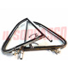DEFLETTORI COMPLETI DESTRO SINISTRO TELAIO CORNICE VETRO FIAT 500 D F L R GIARD