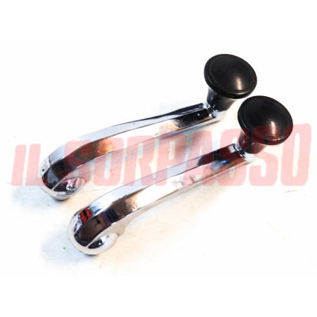 MANIGLIE ALZAVETRO PORTA DESTRA + SINISTRA LANCIA FLAVIA COUPE ORIGINALI