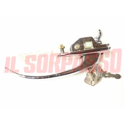 MANIGLIA PORTA SINISTRA CROMATA FIAT 500 GIARDINIERA ORIGINALE