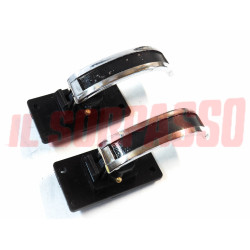 MANIGLIE CROMATE APRI PORTA INTERNE DESTRA SINISTRA FIAT 131 - 132 S ORIGINALI
