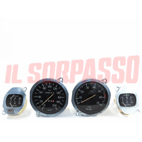 STRUMENTO CRUSCOTTO CONTAKM CONTA GIRI ACQUA OLIO ECC LANCIA FLAVIA 2000 BERLINA