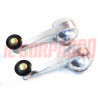 MANIGLIE ALZA VETRO PORTA DESTRA SINISTRA FIAT 625 650 662 682 690 693 AUTOCARRO