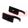 MANIGLIE NERE APRI PORTA DESTRA SINISTRA 1 FORO FIAT 500 L 124 126 127 128 900 T