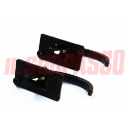 MANIGLIE NERE APRI PORTA DESTRA SINISTRA 2 FORI FIAT 500 L 124 126 127 128 900 T