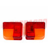 PLASTICHE FANALI FARI POSTERIORI DESTRO SINISTRO CITROEN 2 CV CAVALLI ALTISSIMO