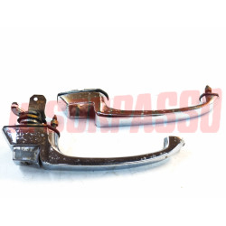 MANIGLIE PORTA DESTRA + SINISTRA + BLOCCHETTO LANCIA FLAVIA COUPE ORIGINALI