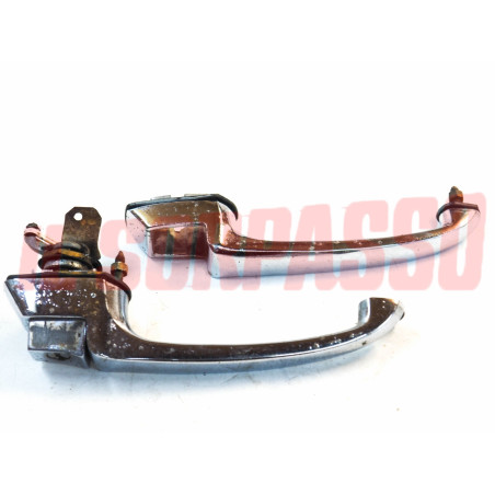 MANIGLIE PORTA DESTRA + SINISTRA + BLOCCHETTO LANCIA FLAVIA COUPE ORIGINALI