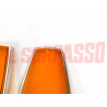 PLASTICHE FANALI POSTERIORI BORDO CROMATO FORD TRANSIT MK1 NOS