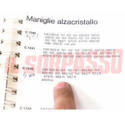 MANIGLIE ALZAVETRO PORTA DESTRA SINISTRA FIAT 625 645 650  662 619 684 AUTOCARRO
