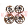 COPPE COPPETTE COPRIMOZZO BORCHIE RUOTA  BORGO RIGATO FIAT 127 - 131 ORIGINALI