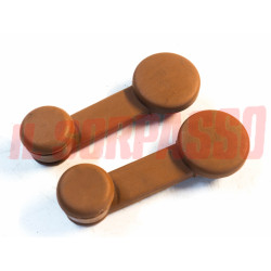 MANIGLIE ALZAVETRO PORTA MARRONI CHIARE FIAT RITMO L - CL 3/5 PORTE ORIGINALI