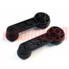 MANIGLIE ALZAVETRO PORTA NERE FIAT RITMO L - CL 3/5 PORTE ABARTH ORIGINALI
