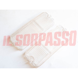 PLASTICHE FANALINI ANTERIORI BIANCHE FIAT 127 BERLINA SPECIAL ORIGINALI BELLU'