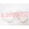 PLASTICHE FANALINI ANTERIORI BIANCHE FIAT 500 F L R ORIGINALI LEART NOS