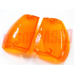 PLASTICHE FANALINI ANTERIORI FRECCE ARANCIO ALFA ROMEO GIULIETTA 77-85 LEART