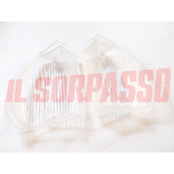 PLASTICHE FANALINI ANTERIORI FRECCE BIANCHE ALFA ROMEO GIULIETTA 77-85 LEART