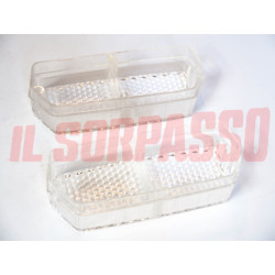 PLASTICHE FANALINI ANTERIORI FRECCE BIANCHE FIAT X19 1500 cc ORIGINALI OLSA
