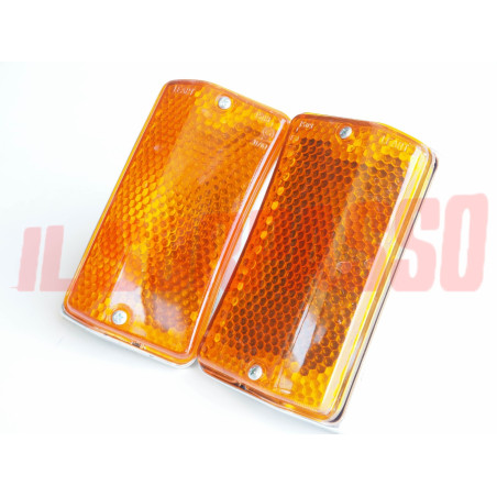 FANALINI ANTERIORI FRECCE DESTRO SINISTRO ARANCIO FIAT 124 SPECIAL 2 SERIE LEART