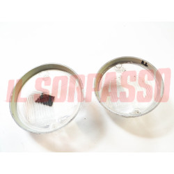 PLASTICHE BIANCHE FANALINI ANTERIORI FIAT 124 COUPE 850 COUPE 1 S 1100 R STARS