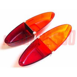 PLASTICHE INTERE FANALI POSTERIORI FIAT 1100 103 H D 850 FAMILIARE BELLU'