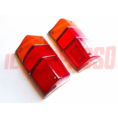 PLASTICHE FANALI FARI POSTERIORI DESTRO SINISTRO SIMCA 1100 FAMILIARE ORIGINALI