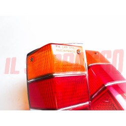 PLASTICHE FANALI FARI POSTERIORI DESTRO SINISTRO SIMCA 1100 FAMILIARE ORIGINALI