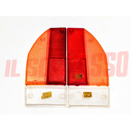 PLASTICHE FANALI POSTERIORI DESTRO SINISTRO LANCIA BETA BERLINA 2 SERIE MARCA PV