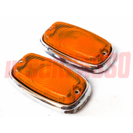 FANALINI ANTERIORI FRECCE FIAT 1300 1500 BERLINA 1100 D IN METALLO ARIC DIFETTAT