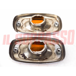 FANALINI ANTERIORI FRECCE FIAT 1300 1500 BERLINA 1100 D IN METALLO ARIC DIFETTAT