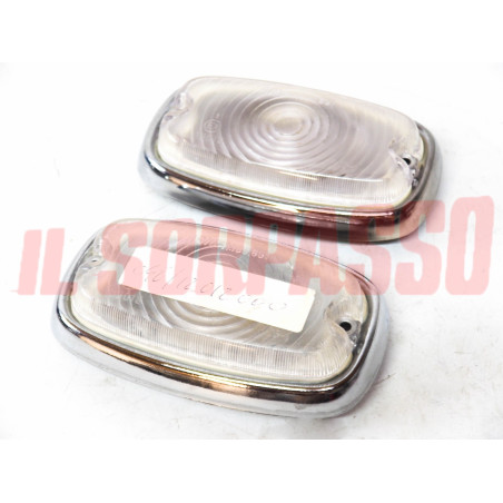 FANALINI ANTERIORI FRECCE FIAT 1300 1500 BERLINA 1100 D ORIGINALI METALLO ARIC