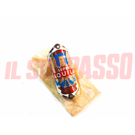 STEMMA LOGO FREGIO SMALTATO CANOTTO BICI BICICLETTA SUPER AQUILA ORIGINALE