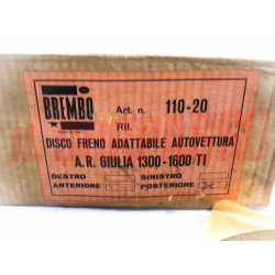 DISCHI FRENO POSTERIORI DUNLOP A.R GIULIA GT GIULIA DUETTO 1 SERIE ORIGINALI