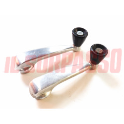 MANIGLIE ALZAVETRO PORTA POMELLO NERO  FIAT 600 D 1100 103 D R ORIGINALI