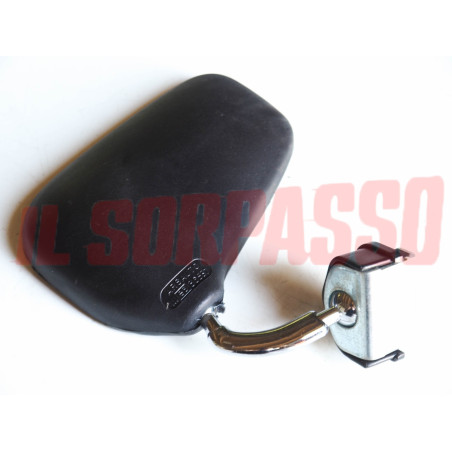 SPECCHIO SPECCHIETTO RETROVISORE SINISTRO MORSETTO FIAT 126 127 128 500 PANDA