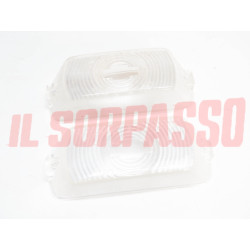 PLASTICHE FANALINI ANTERIORI BIANCHE SIMCA 1000 ORIGINALI BELLU