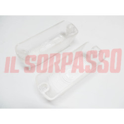 PLASTICHE FANALINI ANTERIORI BIANCHE SIMCA 1000 ORIGINALI BELLU