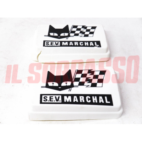 COPERCHI GUSCI FENDINEBBIA RETTANGOLARI 18 X 11 CM ORIGINALI MARCHAL CON DIFETTI