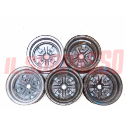 5 CERCHI RUOTA FERGAT 4,5x10 INNOCENTI MINI MINOR COOPER O FIAT 500 ABARTH