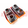 FANALI FARI POSTERIORI DESTRO SINISTRO FORD FIESTA MK1 MARCA LEART