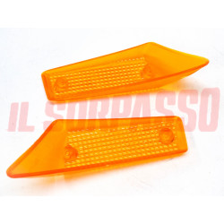 PLASTICHE FANALINI FRECCE ANTERIORI CITROEN DYANE ARANCIO VERALUX