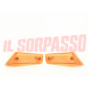 PLASTICHE FANALINI FRECCE ANTERIORI CITROEN DYANE ORIGINALI ARANCIO SEIMA