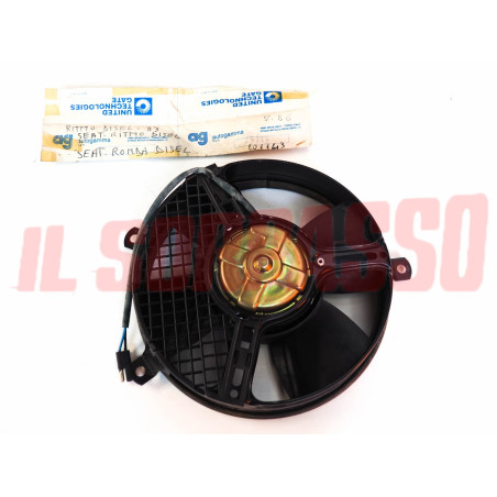 TELAIO + MOTORINO ELETTROVENTOLA RADIATORE FIAT RITMO DIESEL SEAT RONDA ORIGINAL