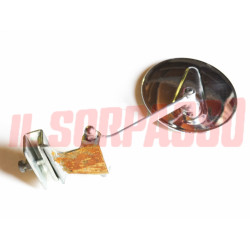 SPECCHIO SPECCHIETTO RETROVISORE SU PARAFANGO TONDO FIAT LANCIA ALFA ANNI 40 50