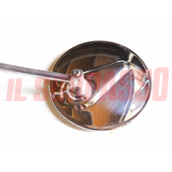 SPECCHIO SPECCHIETTO RETROVISORE SU PARAFANGO TONDO FIAT LANCIA ALFA ANNI 40 50