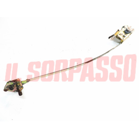 SERRATURA + RINVIO PORTA DESTRA FIAT 124 SPIDER SPORT ORIGINALE